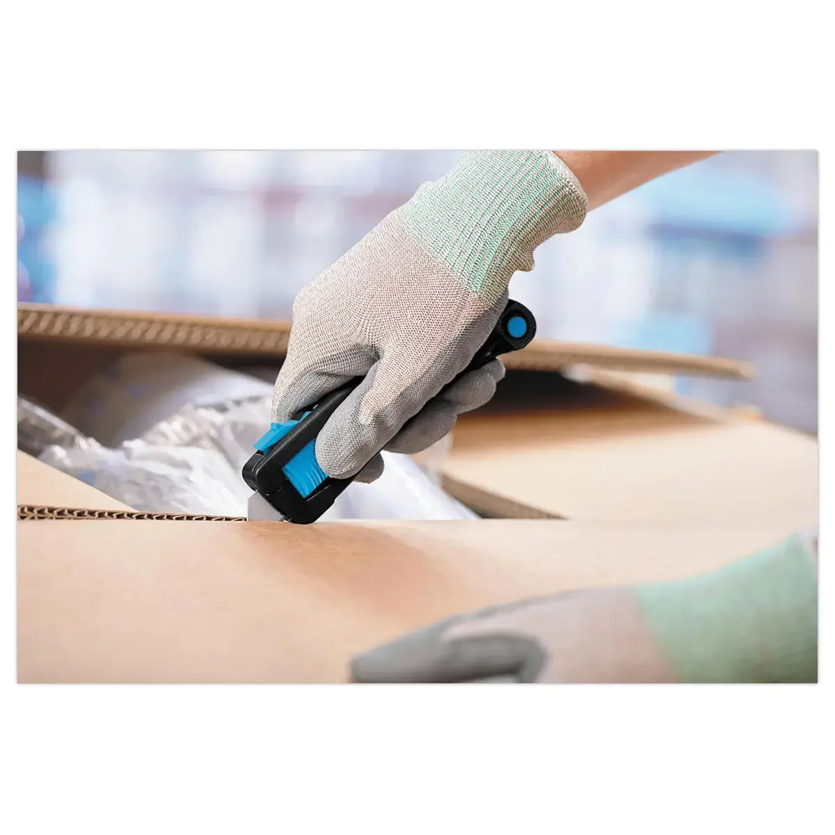 Cutter de sécurité SECUPRO MAXISAFE - Lame trapézoïdale 19 mm - Martor