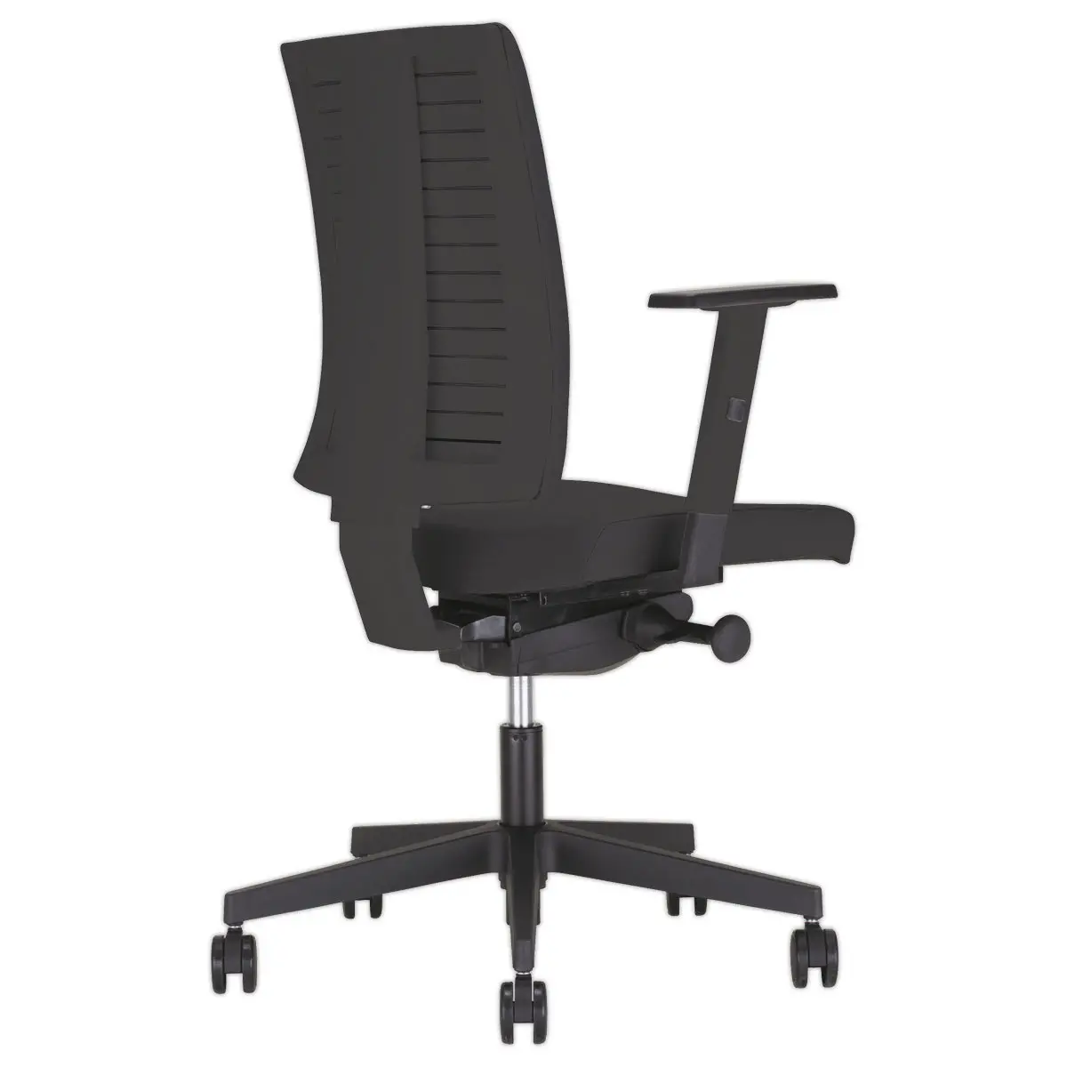 Siège Navigo synchrone - tissu coque noir accotoirs 2D montés