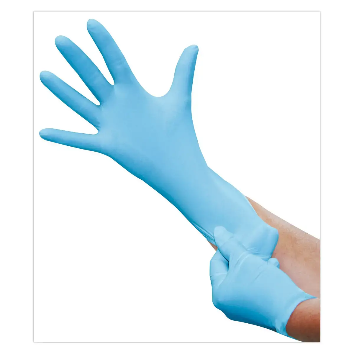 100 Gants en nitrile non poudrés - Taille XL - Environnements sensibles