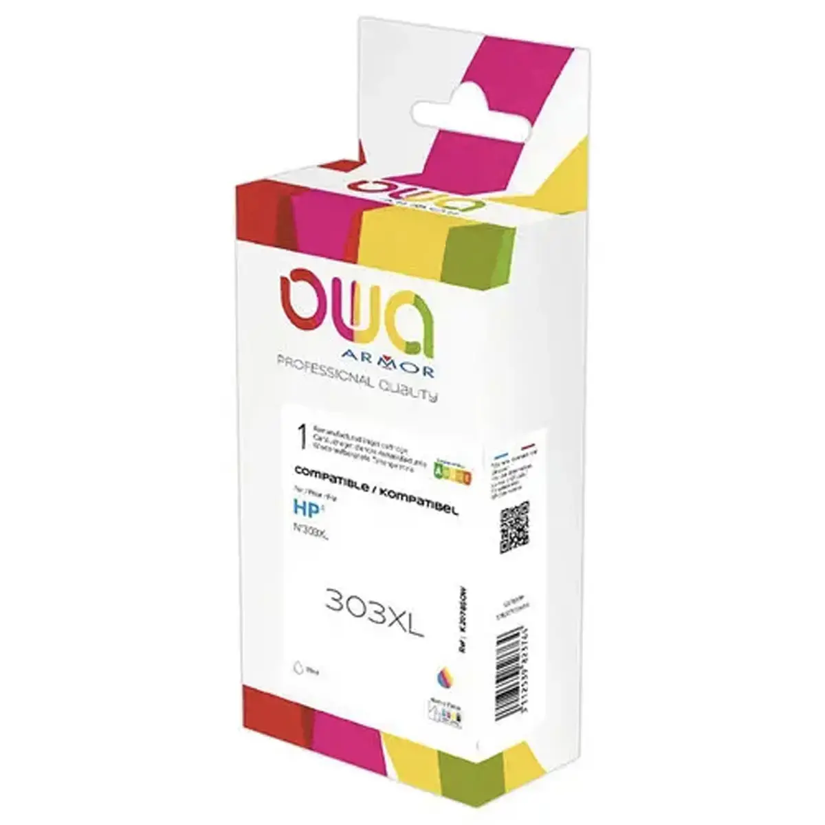 Cartouche éq. HP 303XL - Haute capacité - 3 Couleurs - OWA