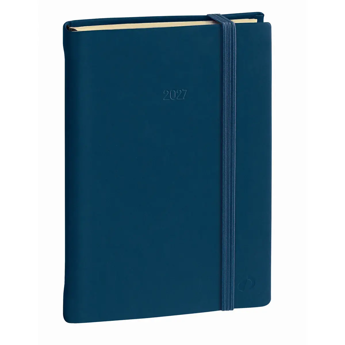 Agenda semainier Silk - 10x15cm - Bleu - Janvier à décembre - QUO VADIS