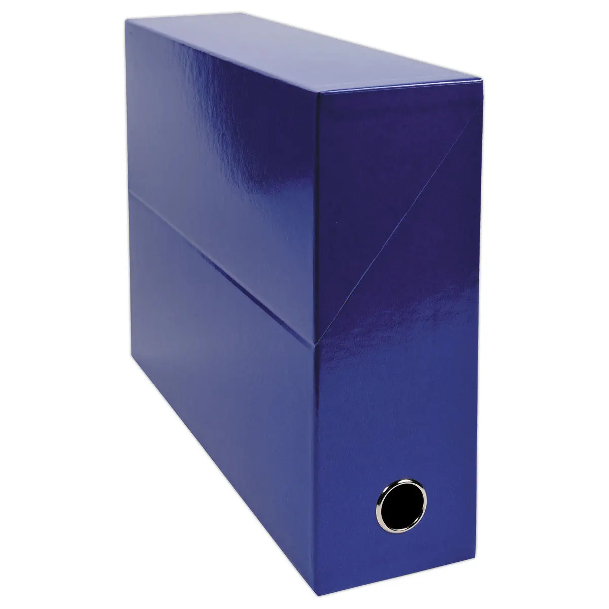 Bo&icirc;te classement IDERAMA - A4 - dos 9 cm  - bleu fonc&eacute; - EXACOMPTA 