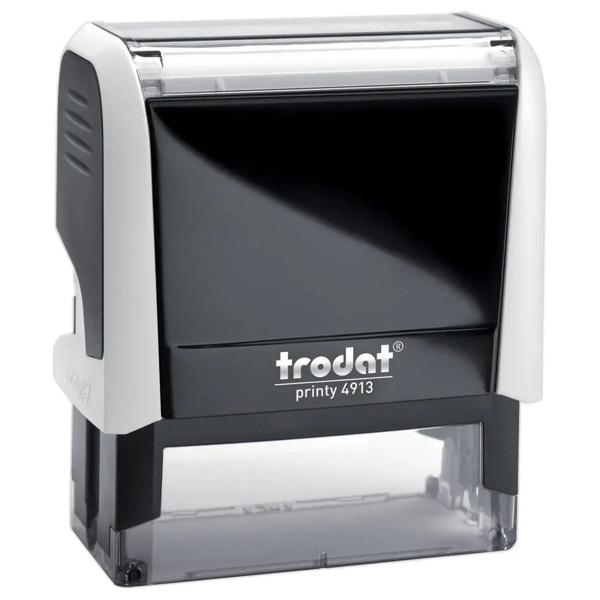 Timbre personnalisable Printy 4913 - Boitier blanc - Encre noire - 6 lignes max - TRODAT