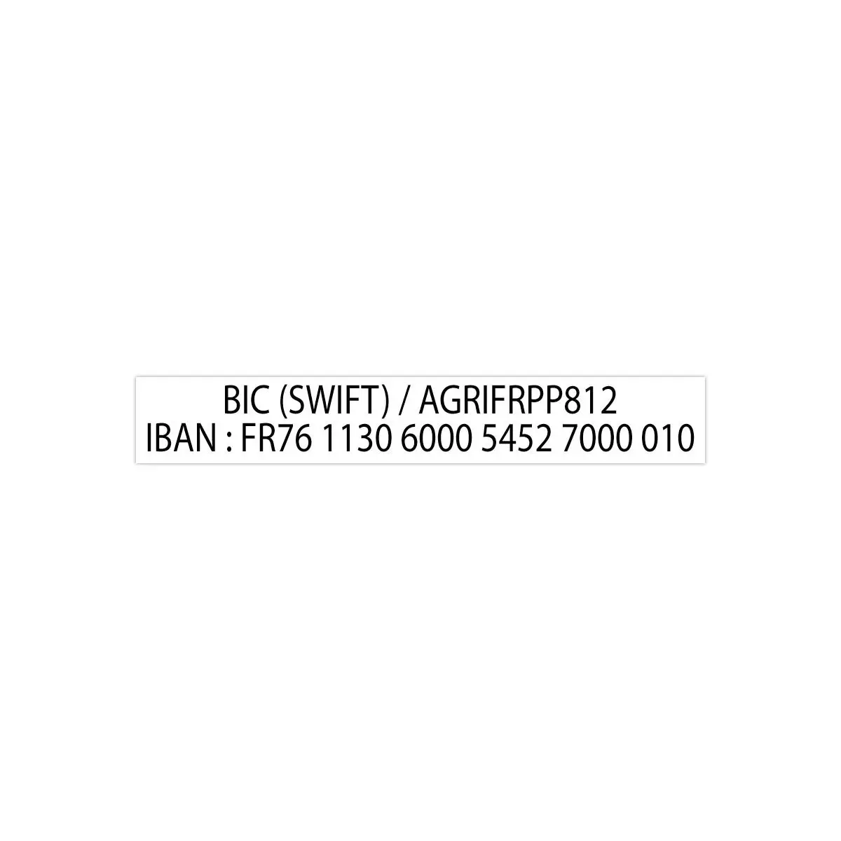 Timbre Printy personnalisable 4916 - Noir - 70 x 10 mm - 2 lignes max