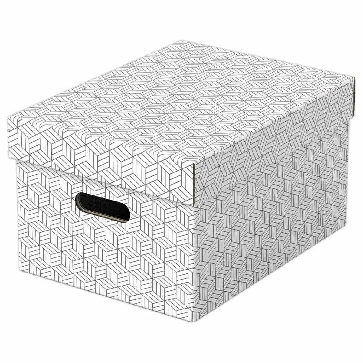 3 Boîtes de rangement Home - Taille M - Blanc - ESSELTE