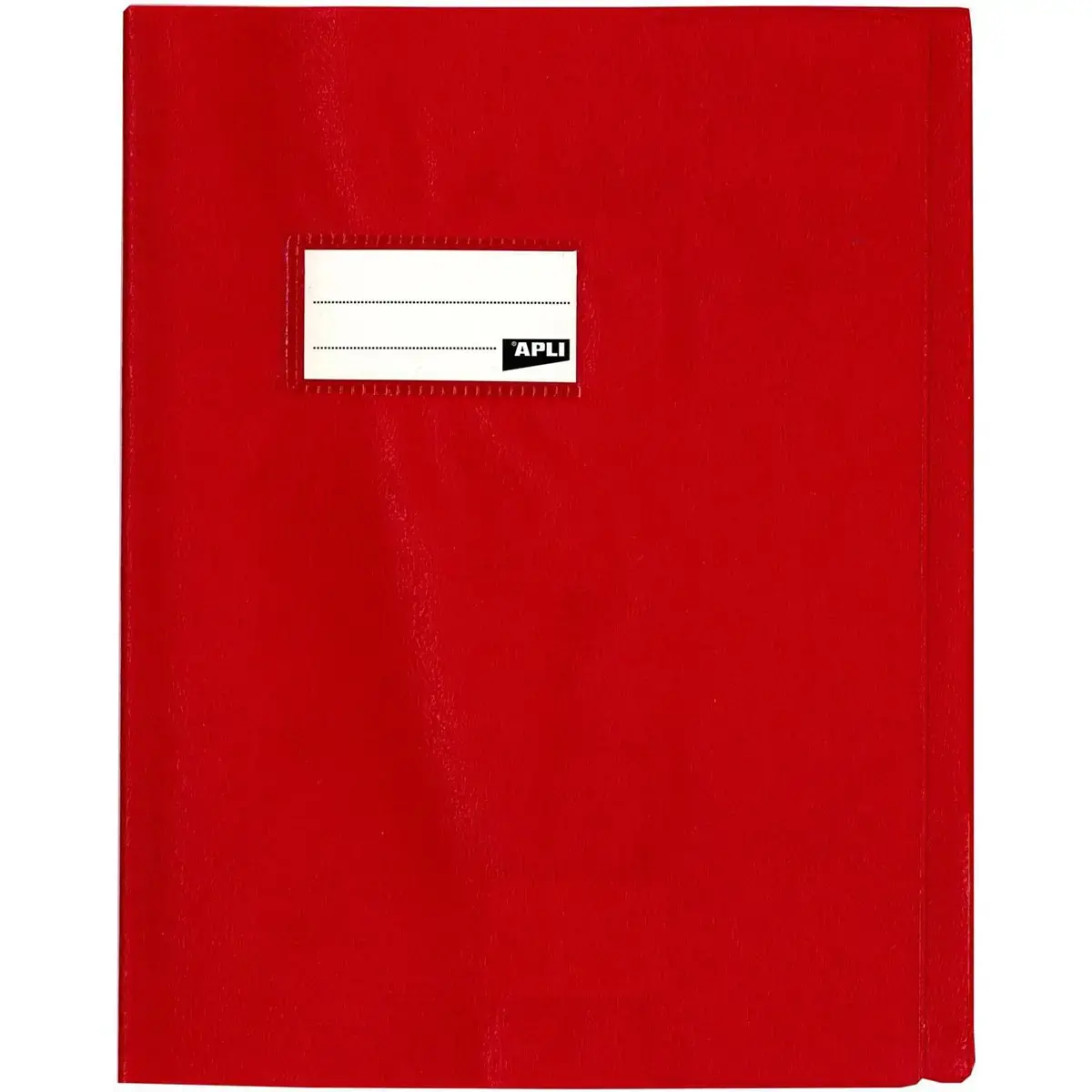 Prot&egrave;ge-cahier  17 x 22 cm Apli - polypropyl&egrave;ne 19/100 - rouge 