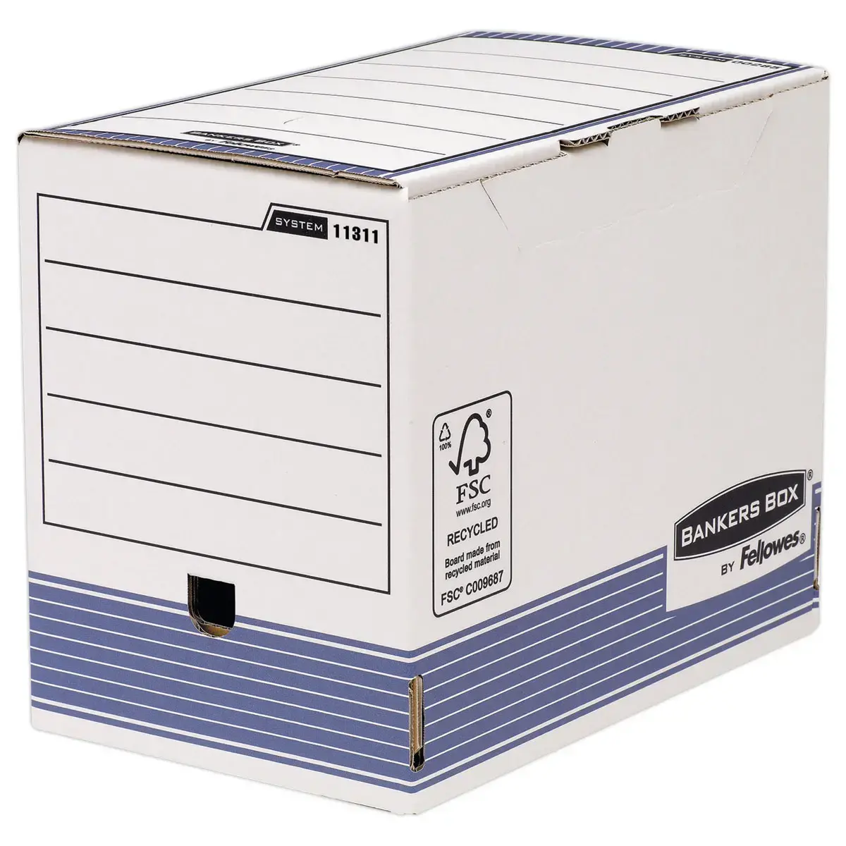 10 Bo&icirc;tes &agrave; archives automatiques Banker's box - Dos 20 cm - FELLOWES 