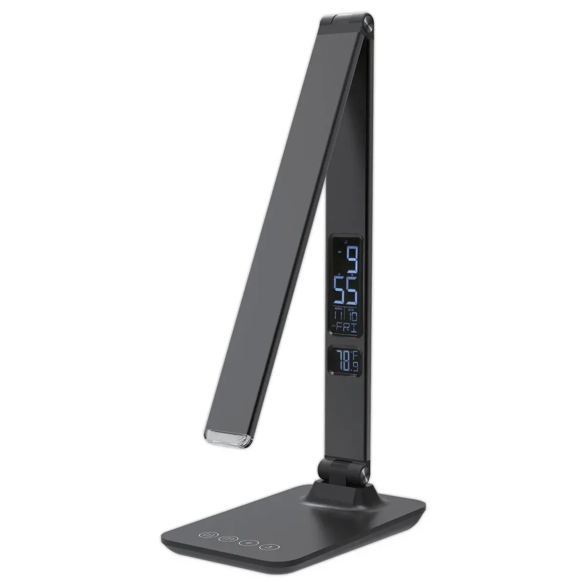 Lampe multifonctions avec port USB - LED - Gris - ALBA
