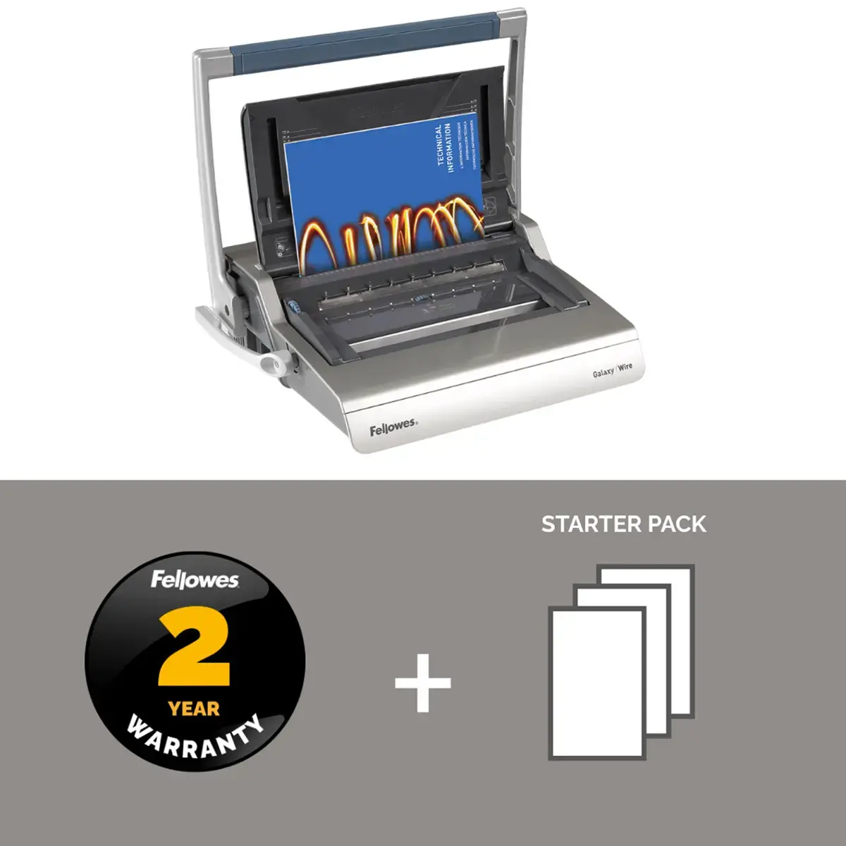 Perforelieur Galaxy Wire par Anneaux Métal - FELLOWES