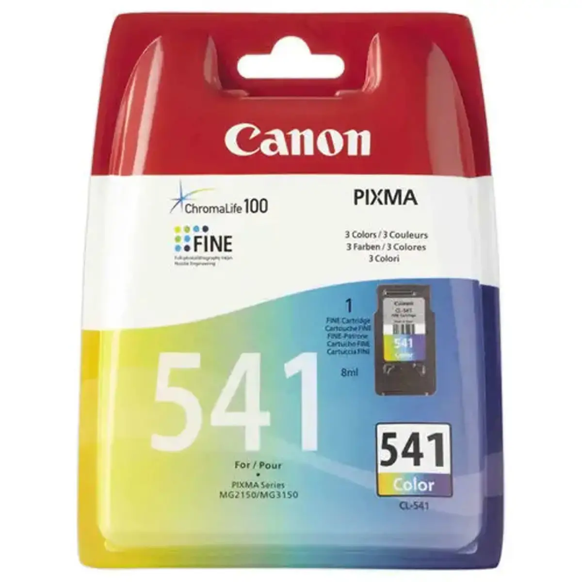 Cartouche CANON CL-541 3 couleurs cyan, magenta, jaune