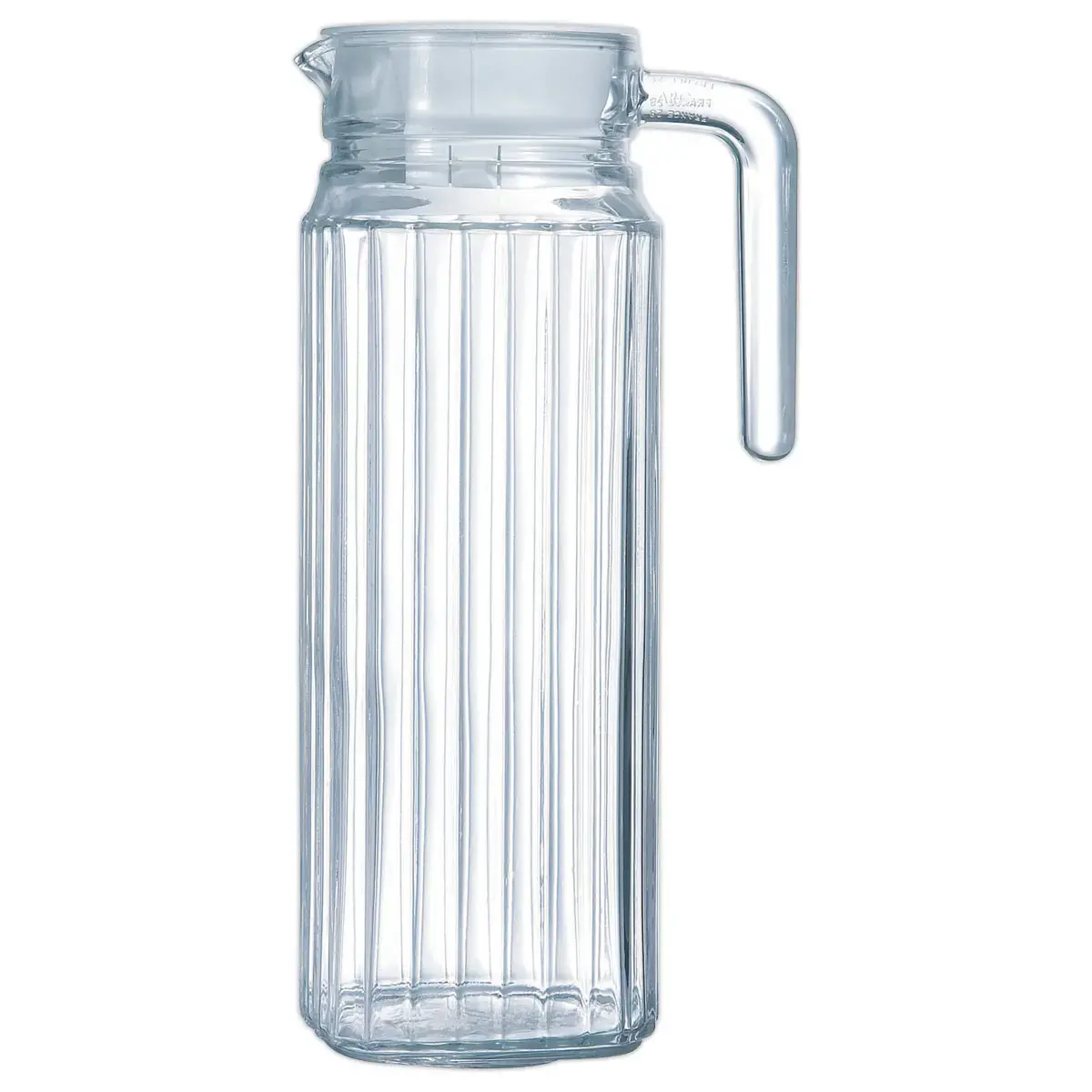 6 Carafes en verre 1,1 litre