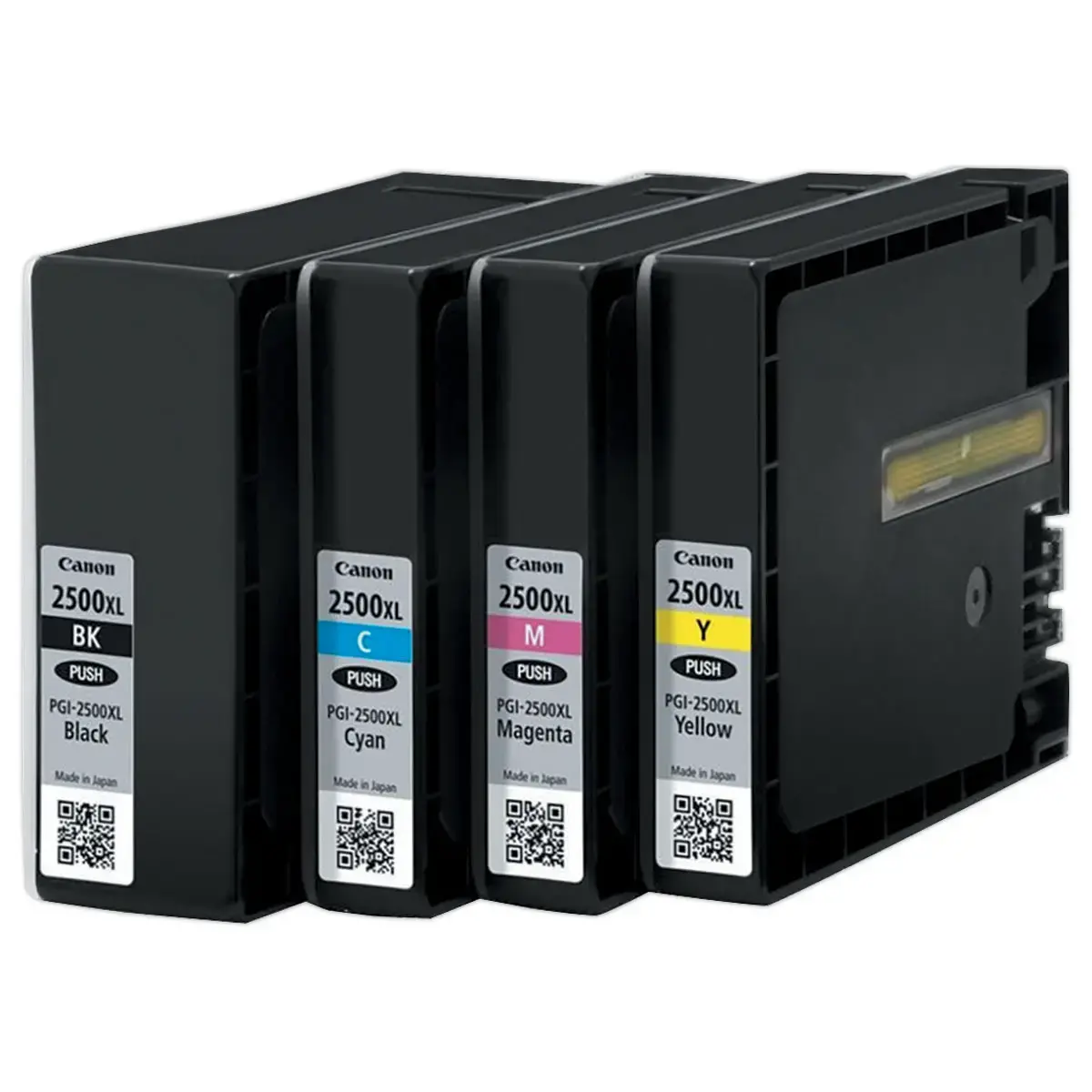 4 Pack cartouches CANON PGI-2500XL noireet couleurs