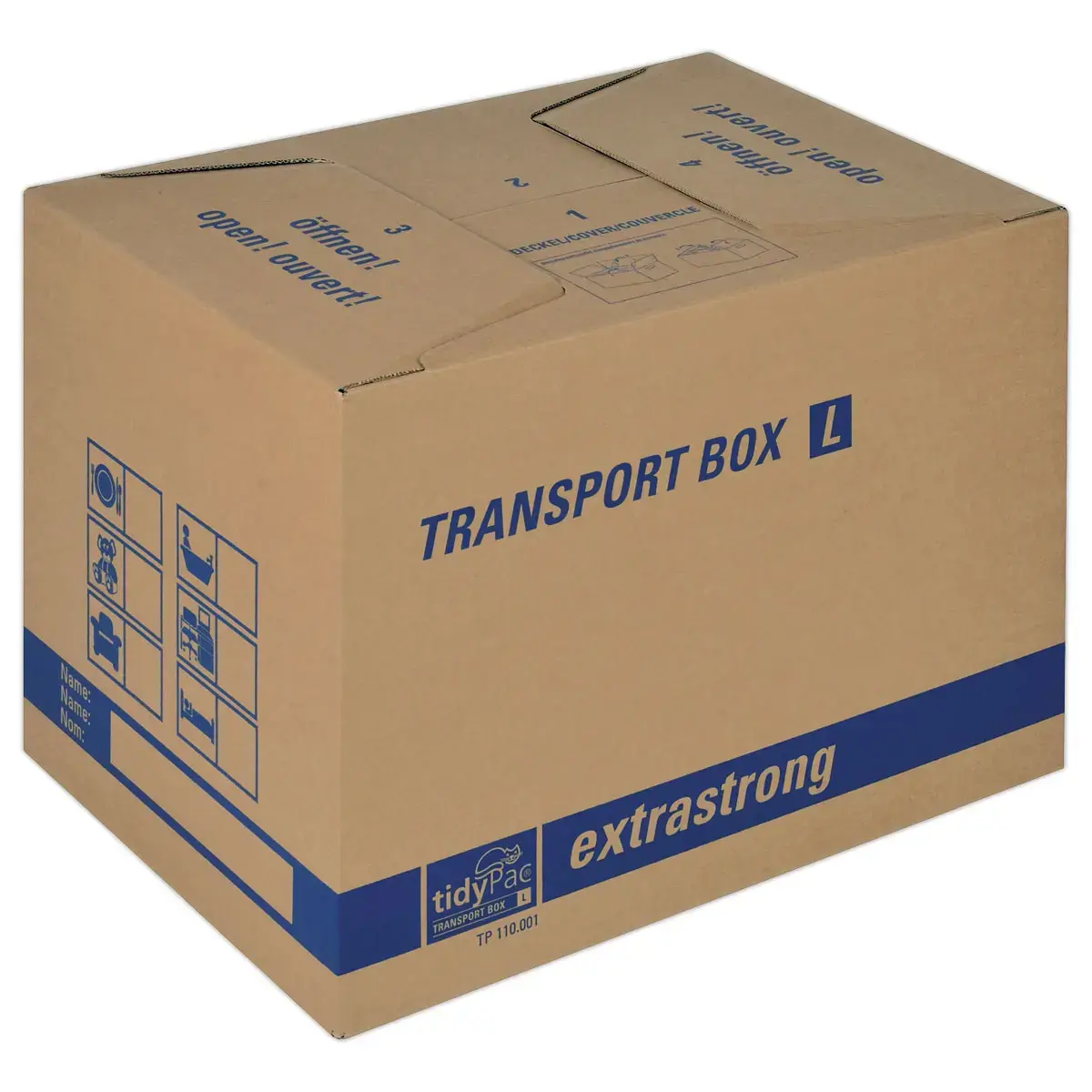 Caisses de transport double cannelure 500 x 350 x 355