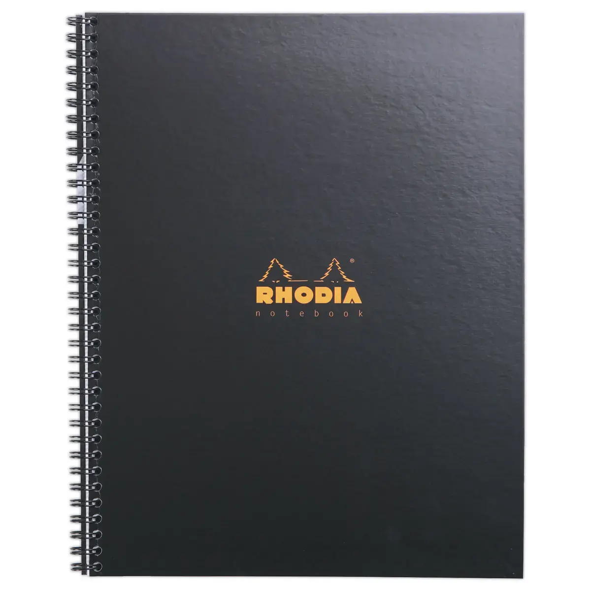 Cahier couverture carton 160 pages A4+5x5. Noir 