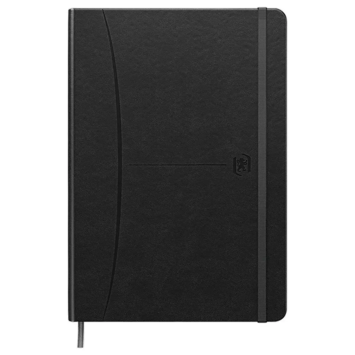 Cahier Signature broché A5 160 pages 5x5. Noir