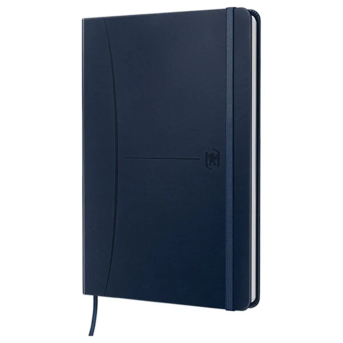 Cahier Signature broché A5 160 pages ligné. Bleu