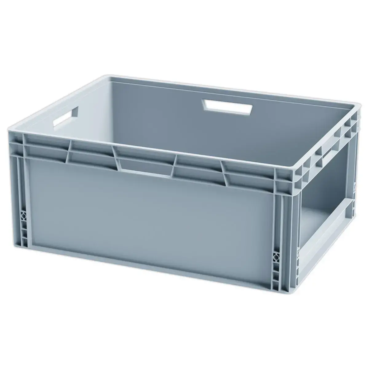 Bac picking avec ouverture large gris 145L