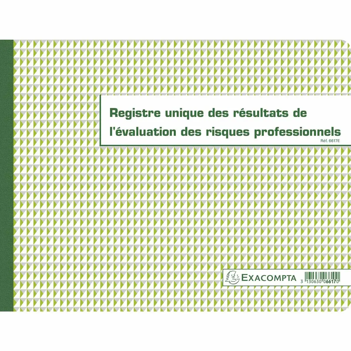 Registre d'évalutation des risques professionnel - 24x32 cm - 60 pages
