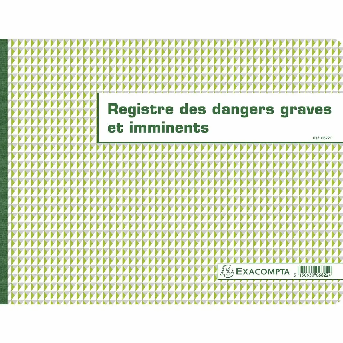 Registre des dangers graves et imminents - 24x32 cm - 20 pages