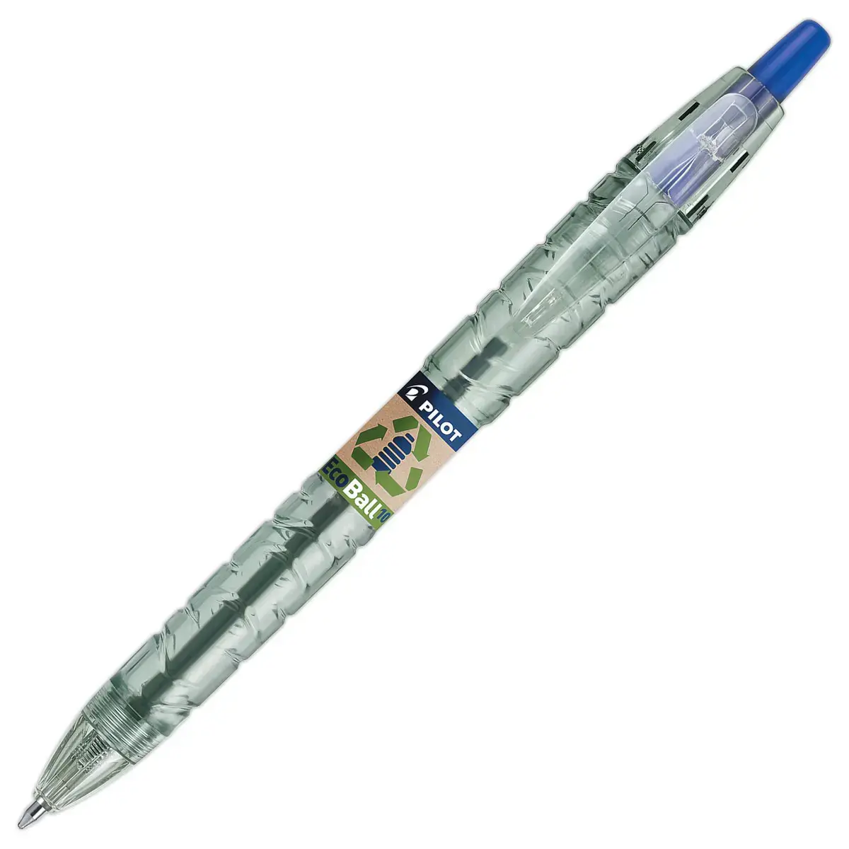 Stylo bille rechargeable B2P EcoBall - Pointe moyenne - Bleu - Pilot