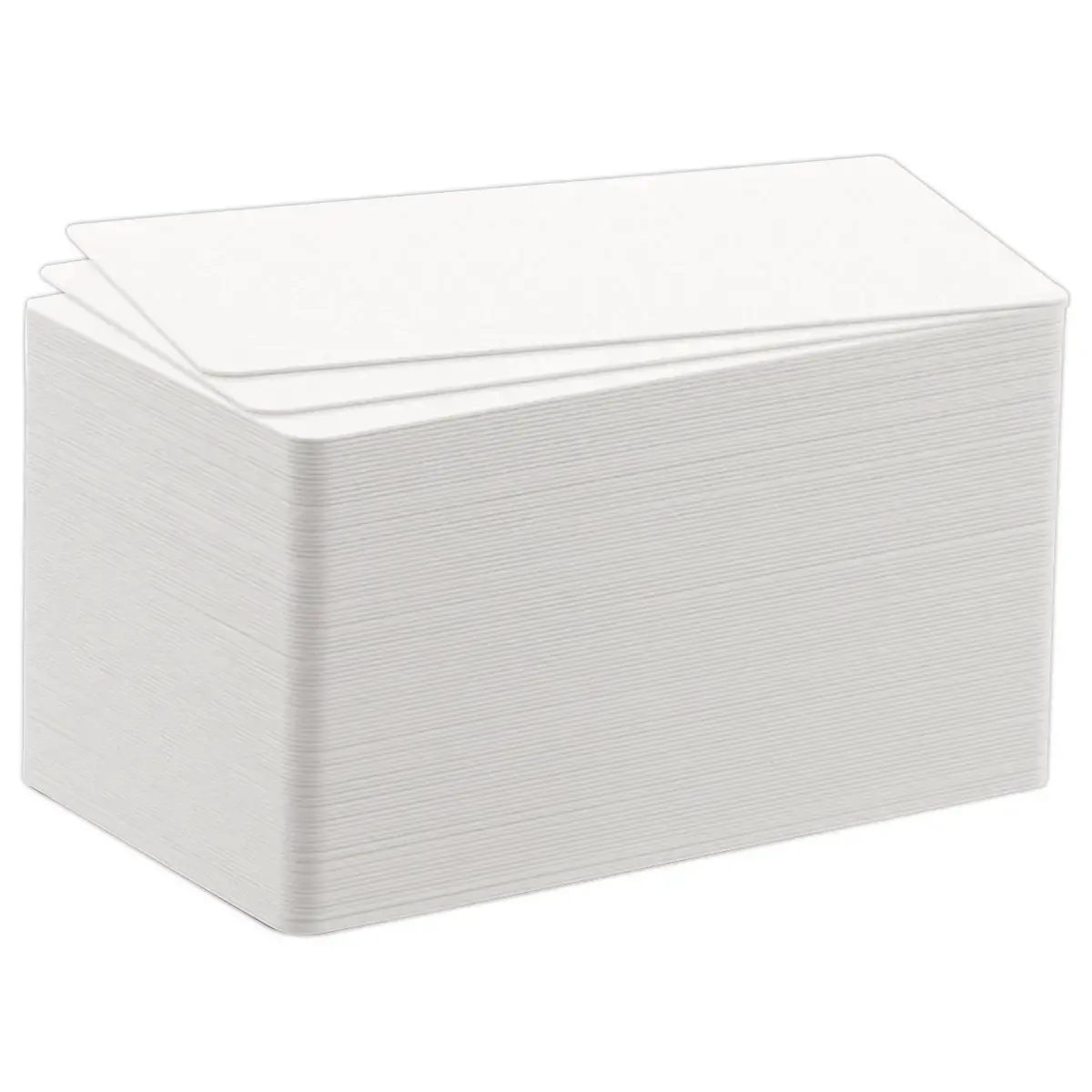 100 Cartes plastiques vierges 0,50 mm pourimprimante DURACARD ID 300.