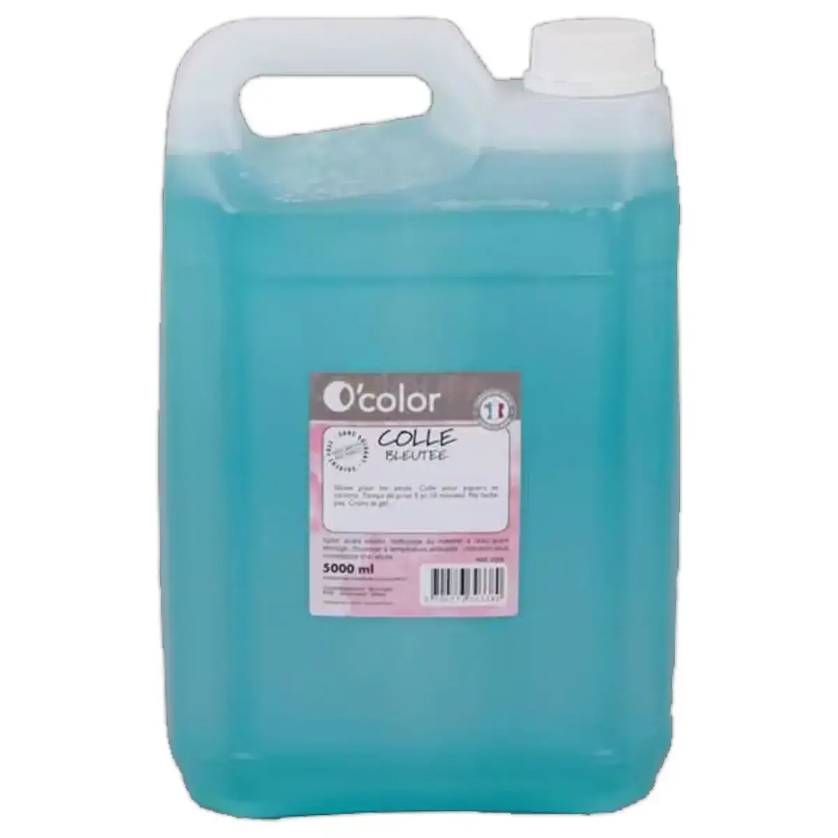 Colle liquide bleue lavable à l'eau - O'Color - 5L
