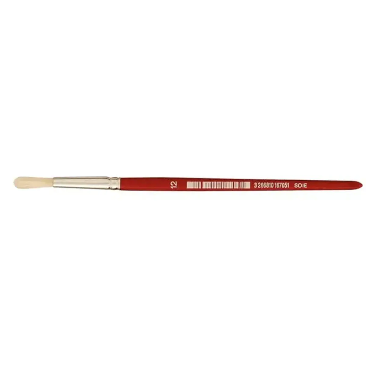 Brosse ronde n&deg;12 - OZ - en soie - peinture acrylique et &agrave; l'huile 