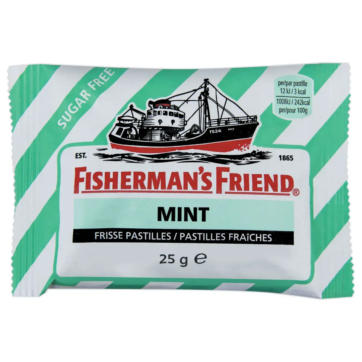 24 PASTILLES MENTHE FISHERMAN'S