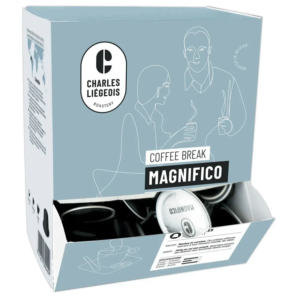 50 CAPSULES CHARLES LIEGEOIS MAGNIFICO