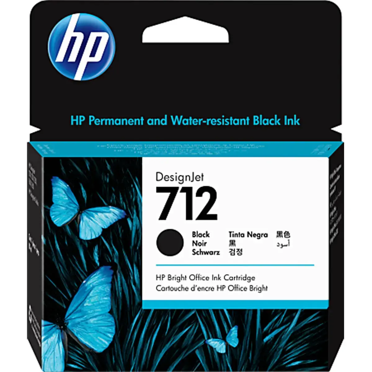 HP cartouche d'encre J 712 3ED71A 80 ml Black 
