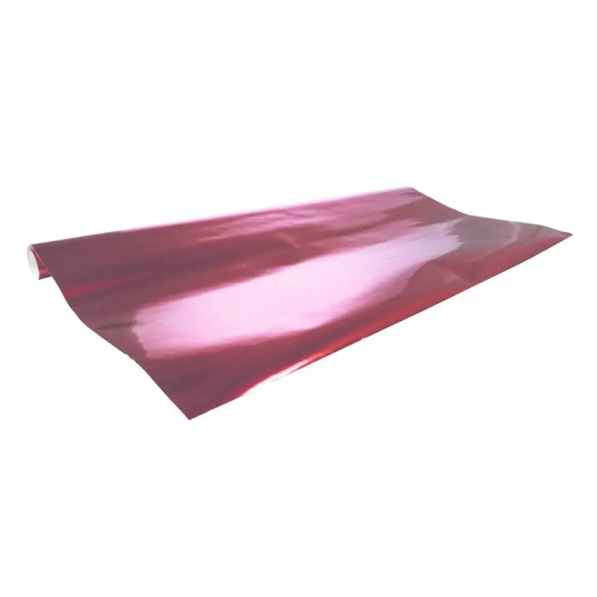 Rouleaux de papier m&eacute;tallis&eacute; - 2 x 0,7 m - Rouge 