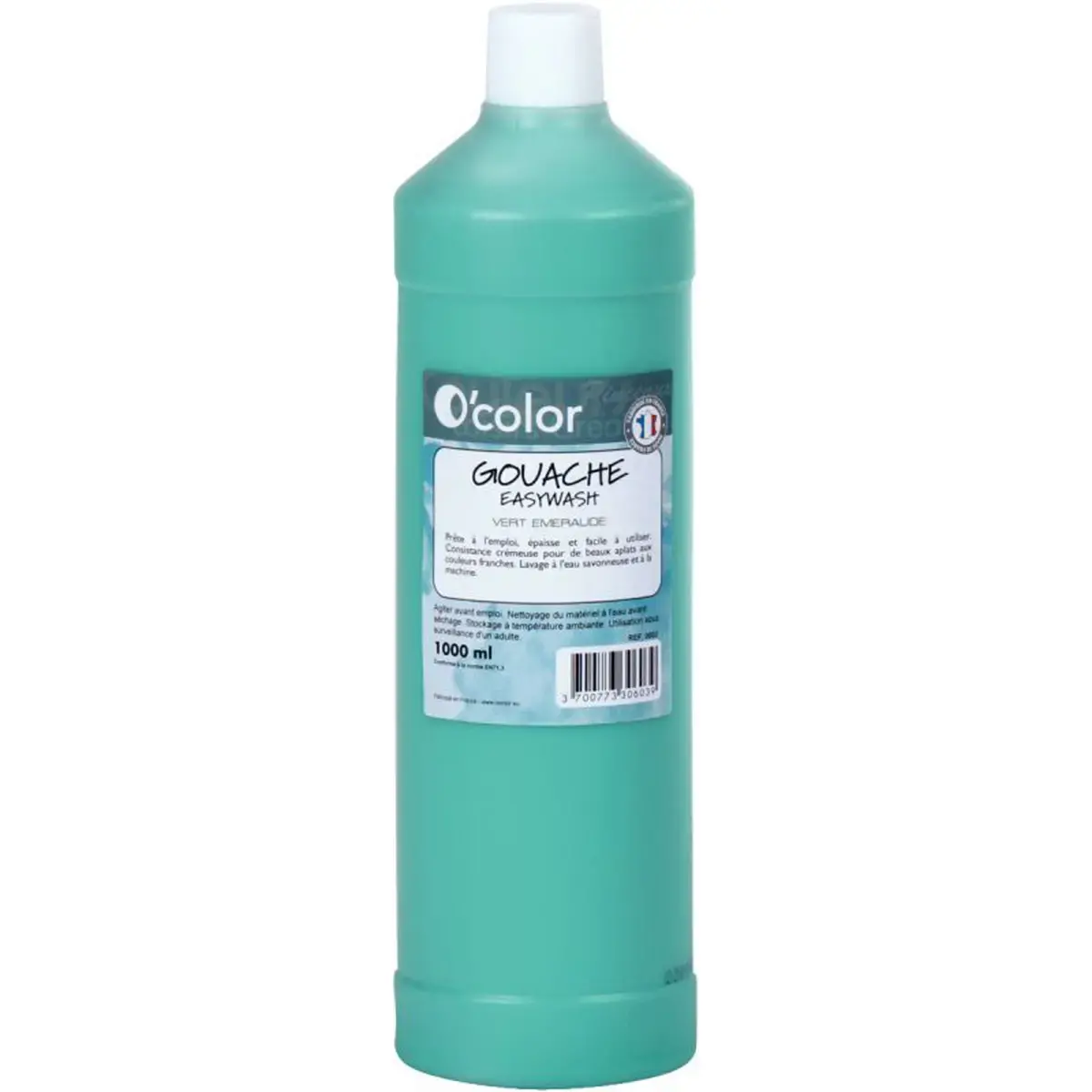 Gouache liquide O'COLOR vert - flacon 1l