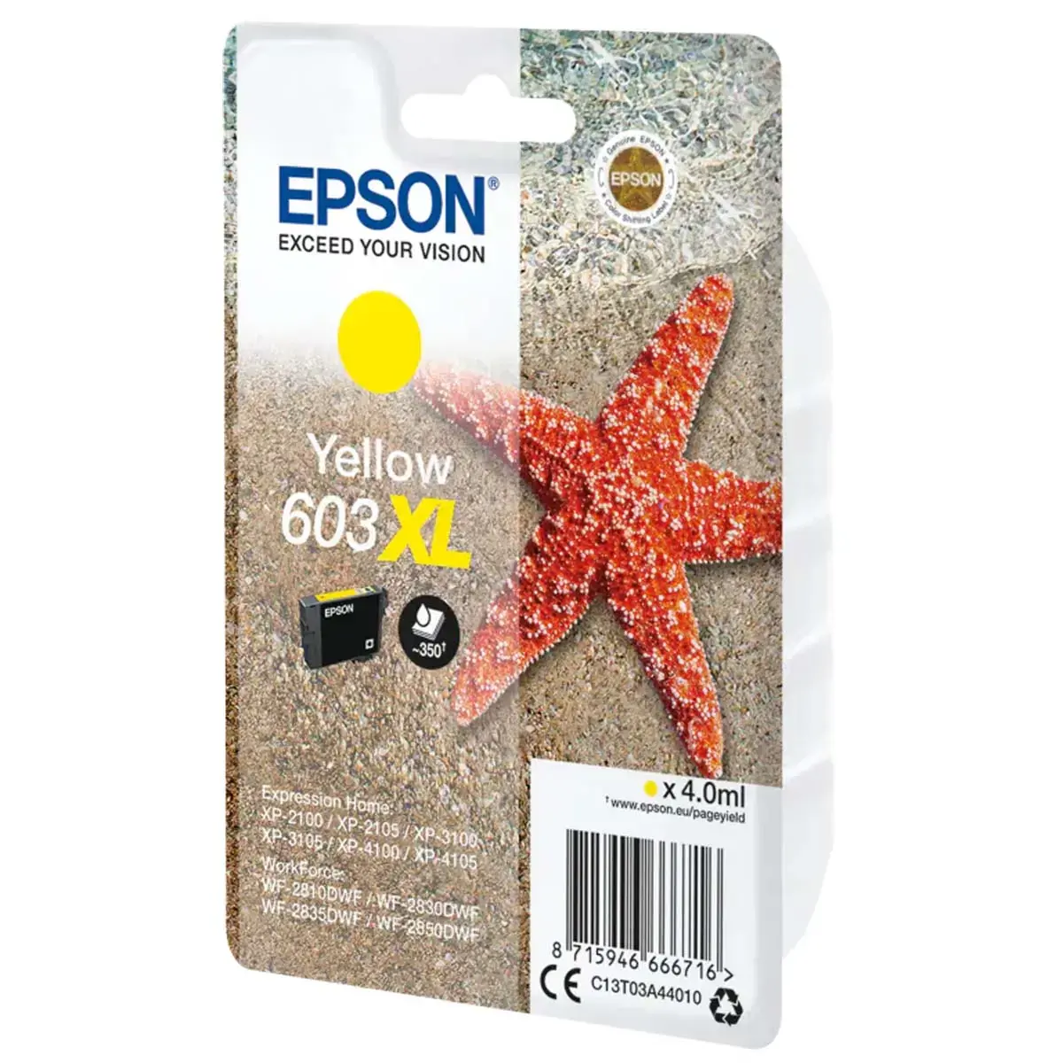 Cartouche Epson 603 XL Jaune 