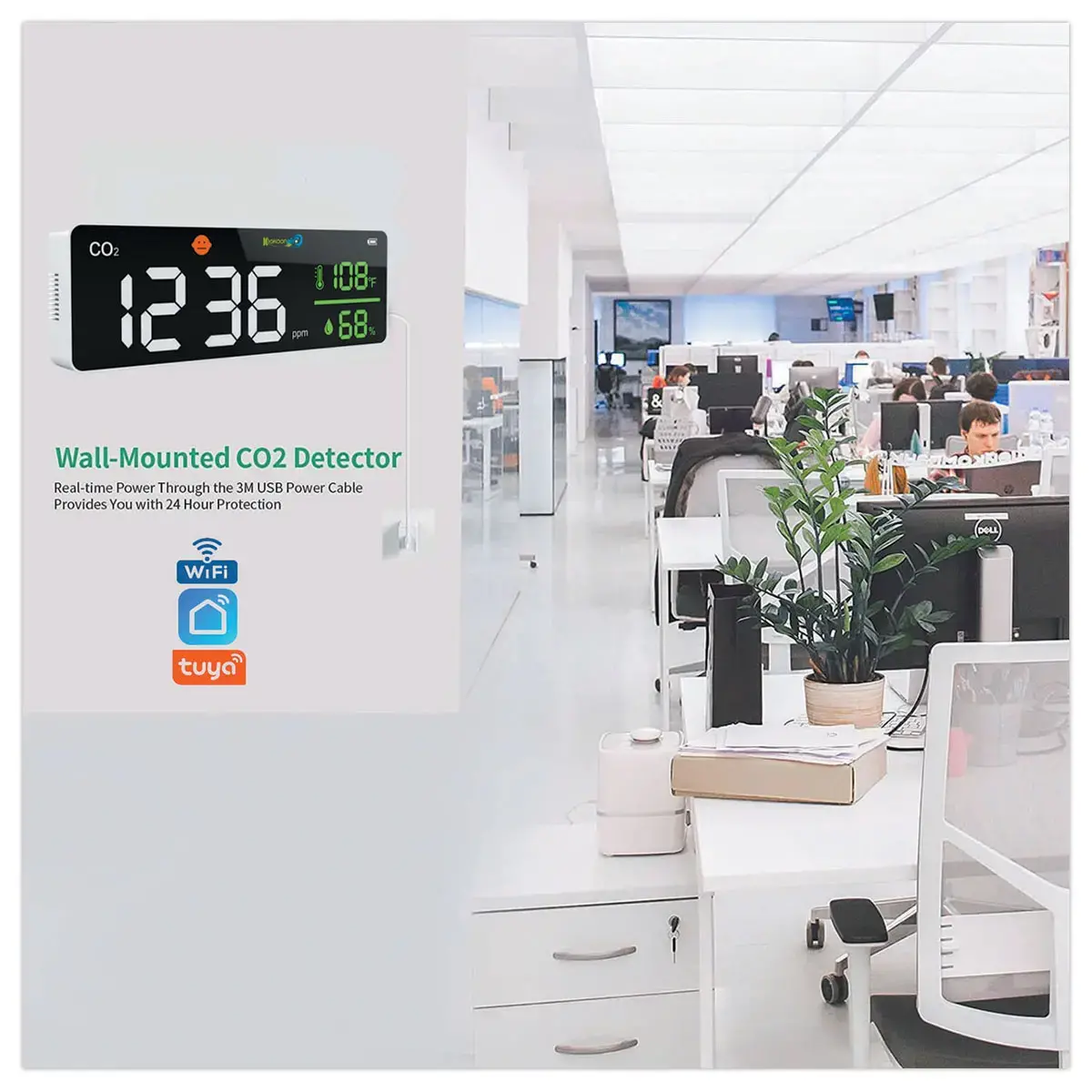 Moniteur de qualit&eacute; de l'air KAPM100 