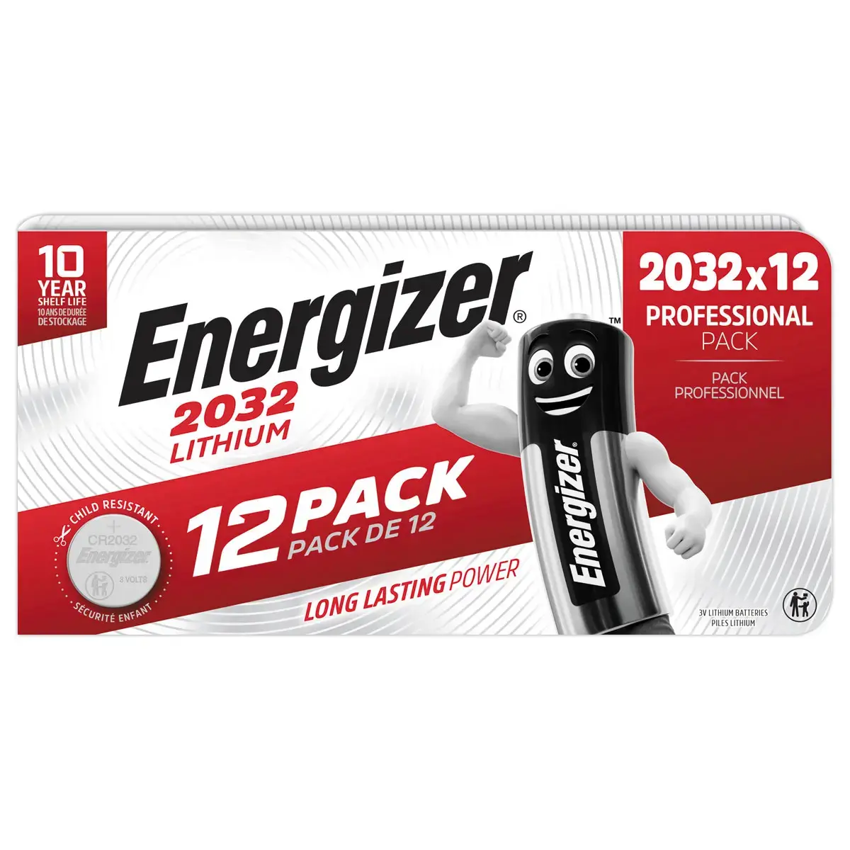 12 Piles lithium Ultimate CR2032 - 3V - ENERGIZER