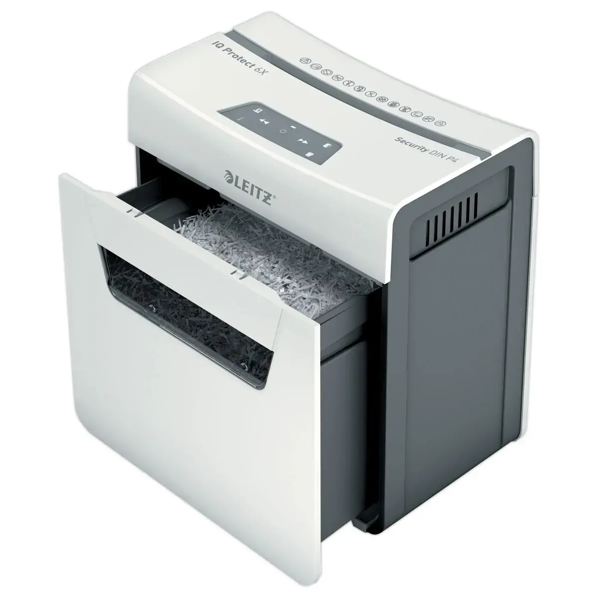 Destructeur IQ Protect 6X - Coupe crois&eacute;e - 6 feuilles - 10L - LEITZ 