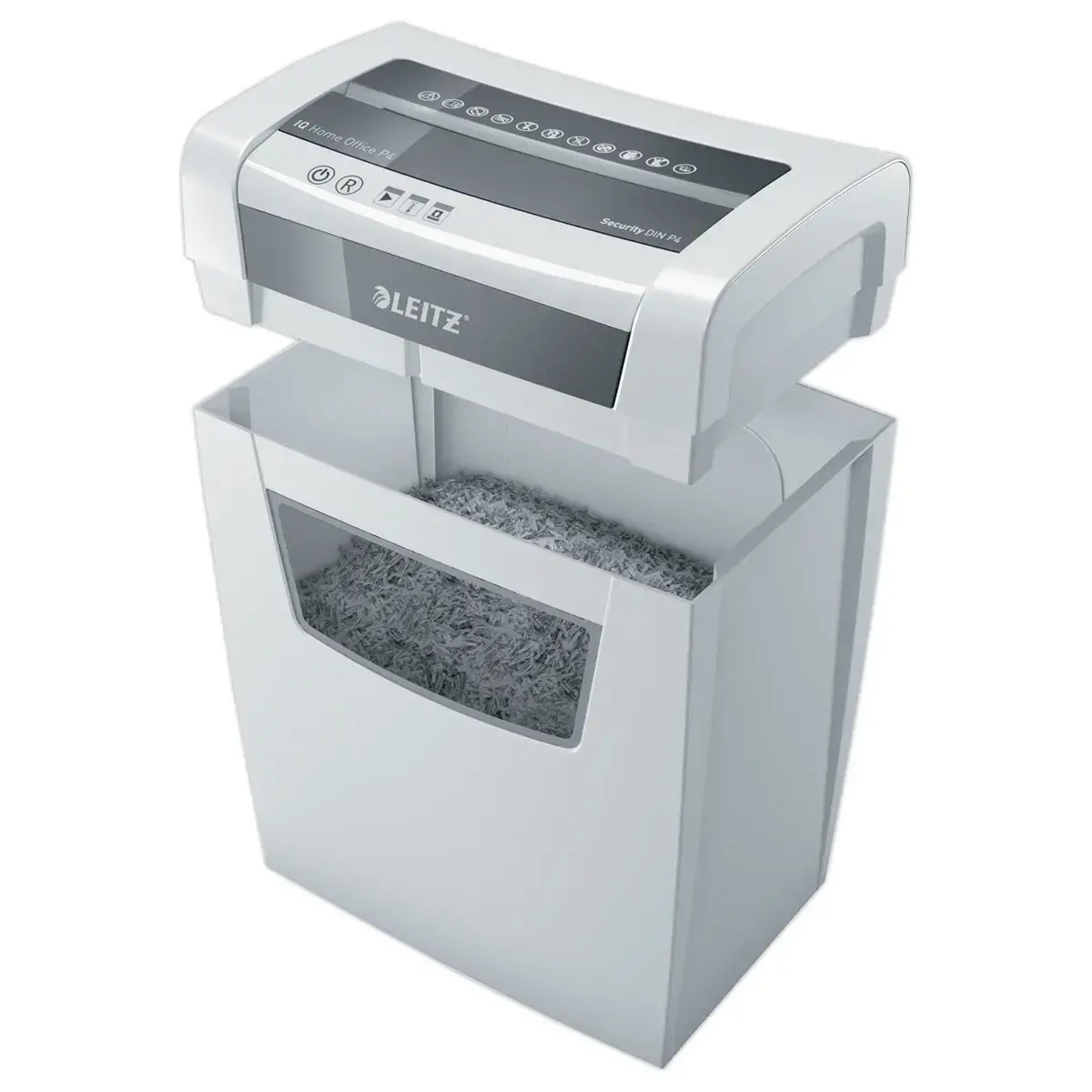 Destructeur de documents IQ Home Office P4 - Coupe croisée - 10 feuilles - 23L - LEITZ