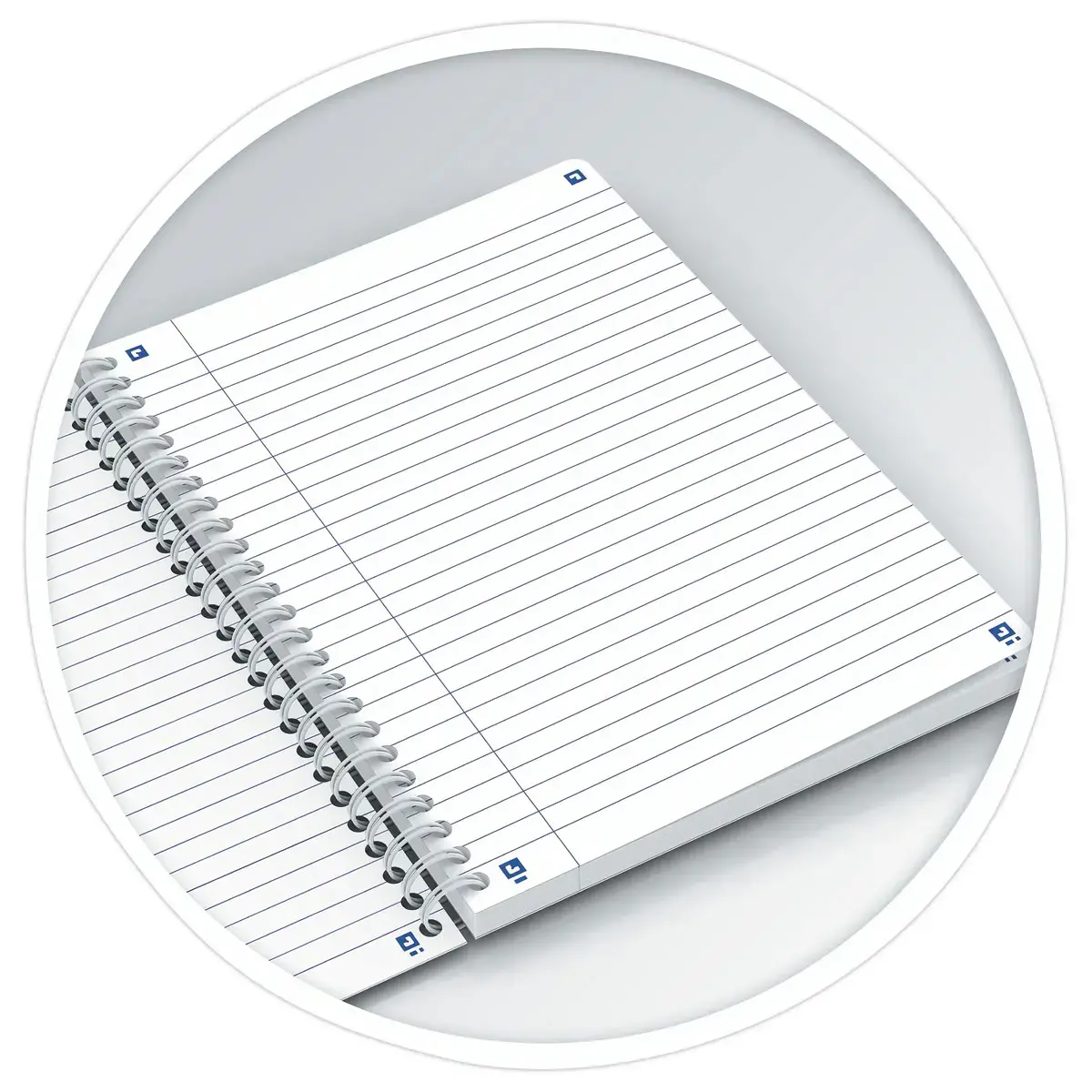 Cahier spirale Flowers - A5 - Ligné 7mm - 120 pages - Oxford