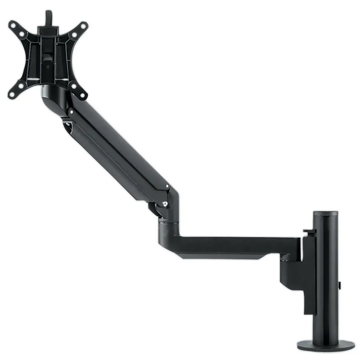Bras porte-écran modulaire - Simple - Noir - BAKKER ELKHUIZEN