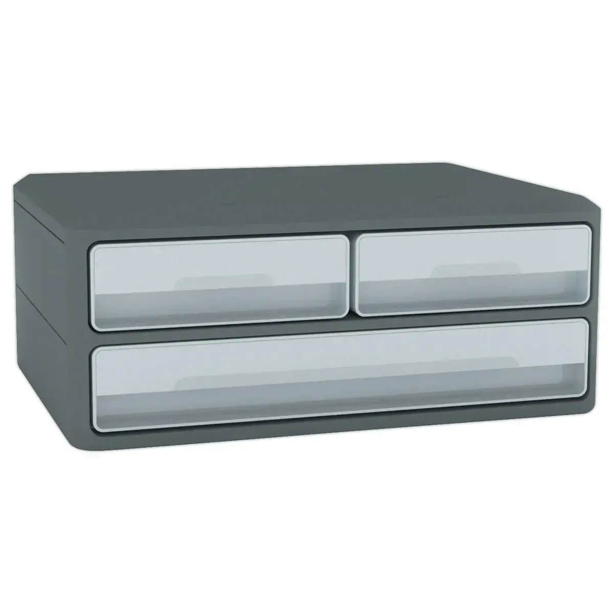 Module 3 tiroirs MOOVUP CEP-gris foncé