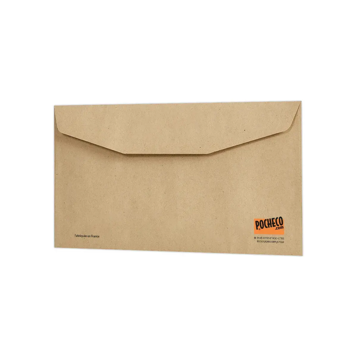 1000 Enveloppes MSP papier kraft 85g 114x229mm Fenêtre 45x100mm