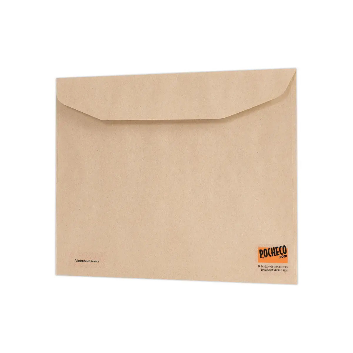 1000 Enveloppes MSP papier kraft - 85g - 162x229mm - Fenêtre 45x100mm - POCHECO