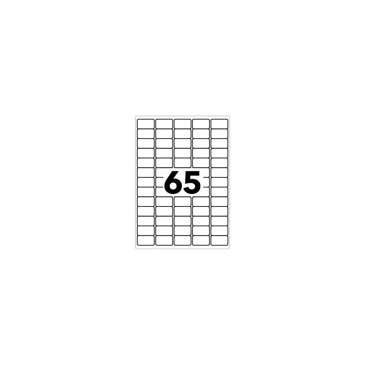 15 Planches d'&eacute;tiquettes 38,1x21,2 mm 975&eacute;tiq/bo&icirc;te 