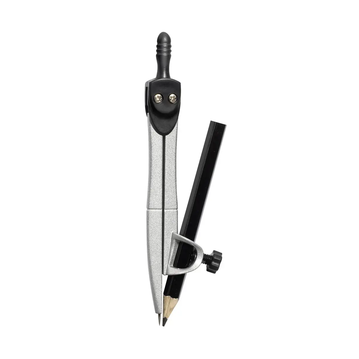 Compas scolaire métal WONDAY - gris et noir
