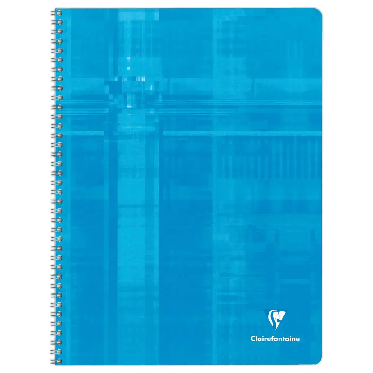 Cahier spirale Clairefontaine 90g, 24x32,180 pages, Seyès