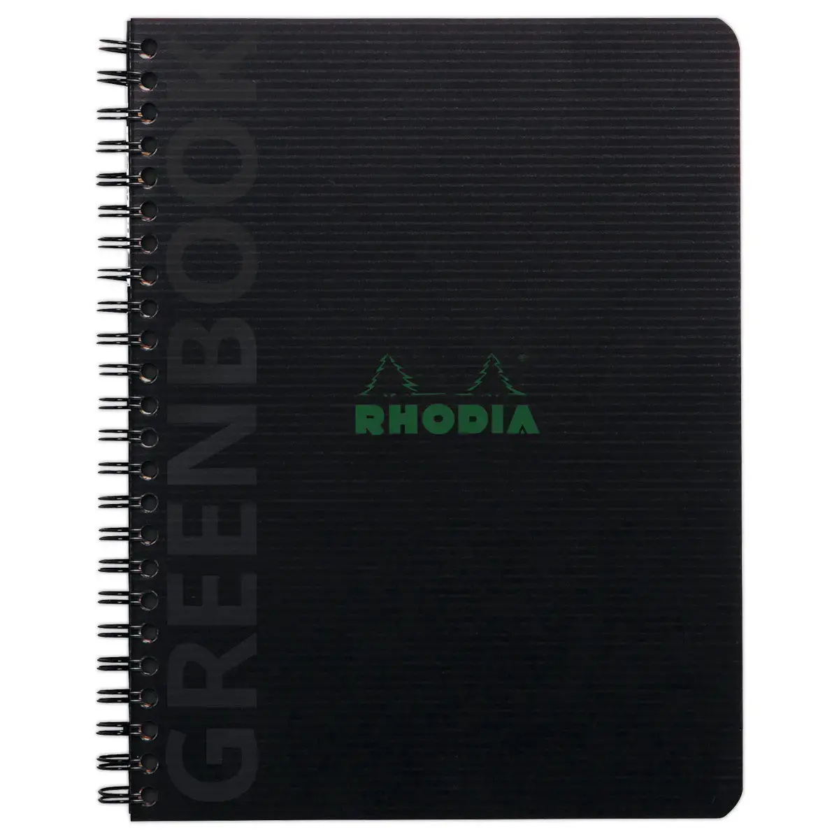 Cahier Rhodia polypropyl&egrave;ne recycl&eacute; - 160 pages A5+ - Noir - RHODIA 