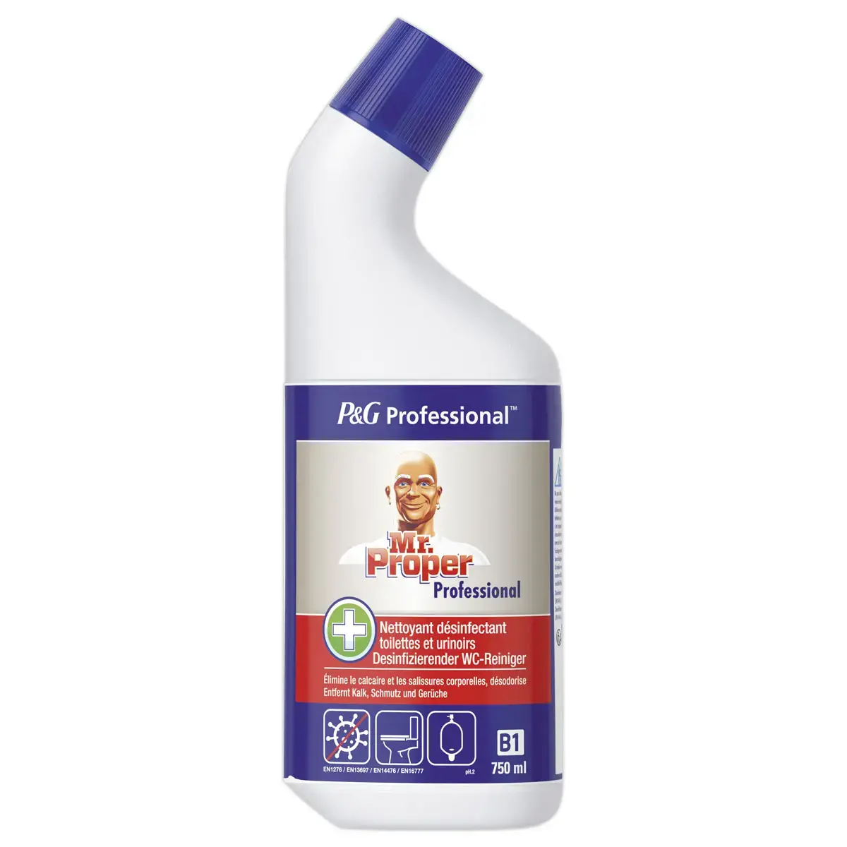 Gel WC désinfectant détartrant Mr Proper Pro 750 ml