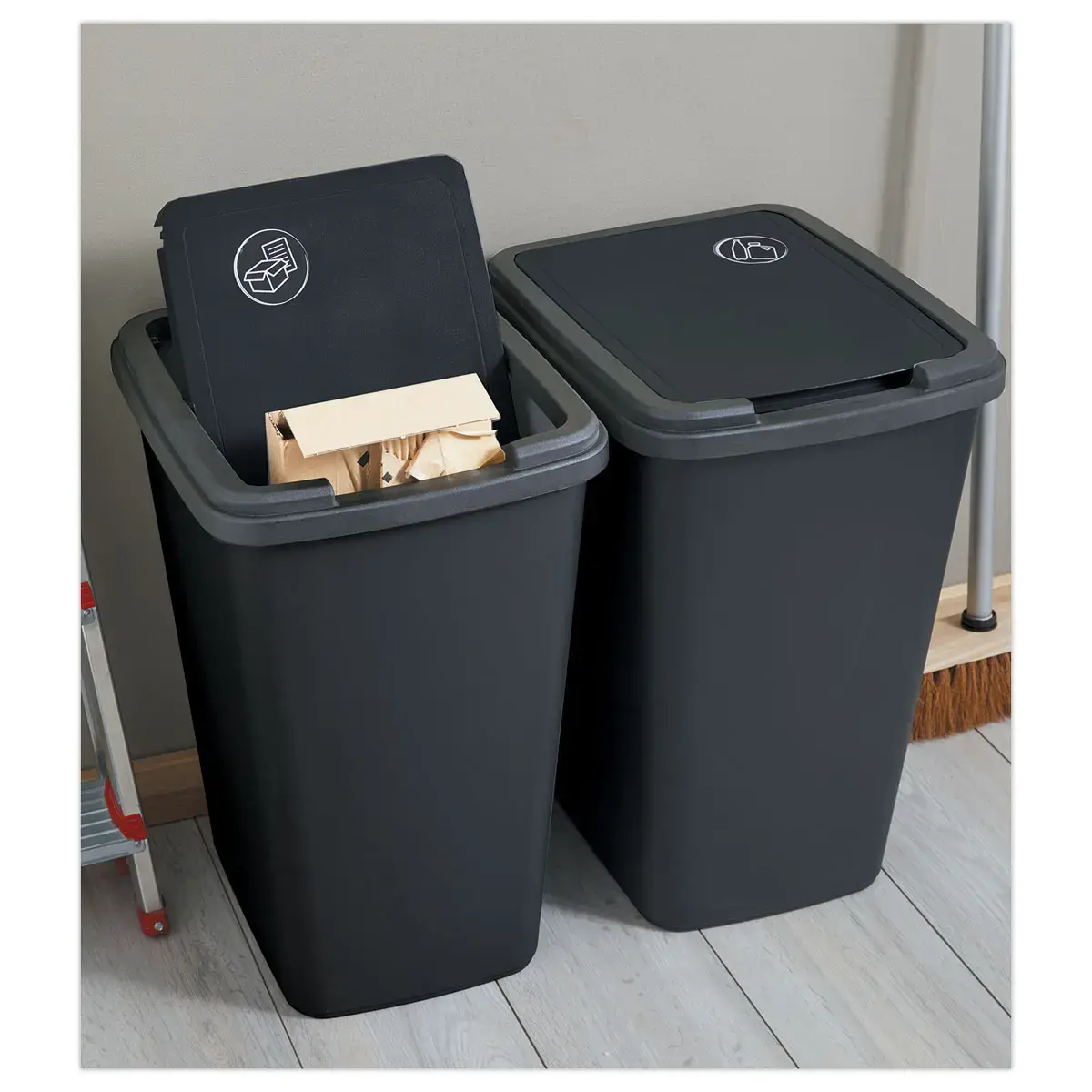 Poubelle de tri Green Bin - 50 L - SUNDIS