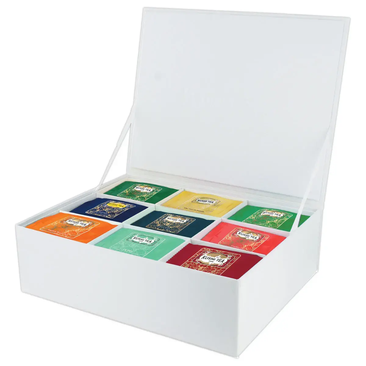 Bo&icirc;te de 100 sachets de th&eacute; Kusmi Tea Bio Assortis 
