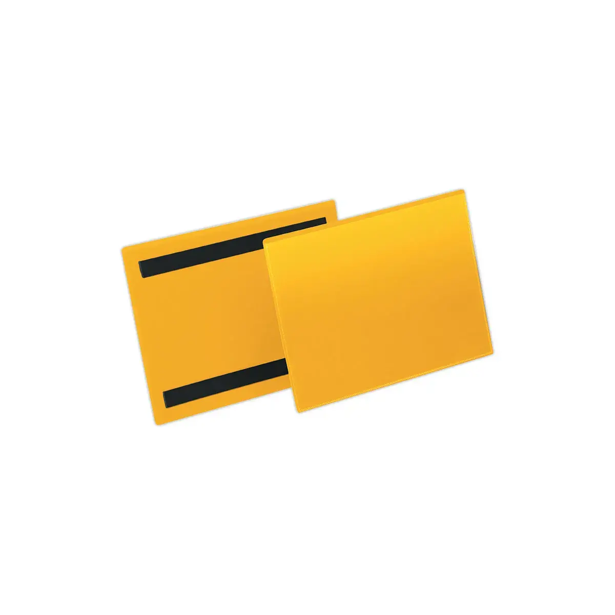 50 Pochettes porte-documents magn&eacute;tiques - A5 paysage - Jaune - DURABLE 